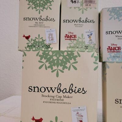 Lot 183: Assorted Dept. 56 SnowBabies Christmas Figures 