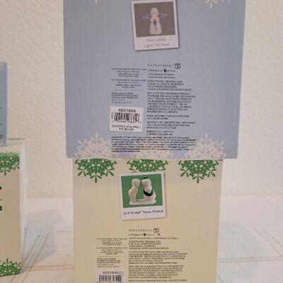 Lot 185: Assorted Dept. 56 SnowBabies Christmas Figures 