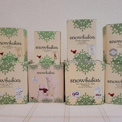 Lot 186: Assorted Dept. 56 SnowBabies Christmas Figures 