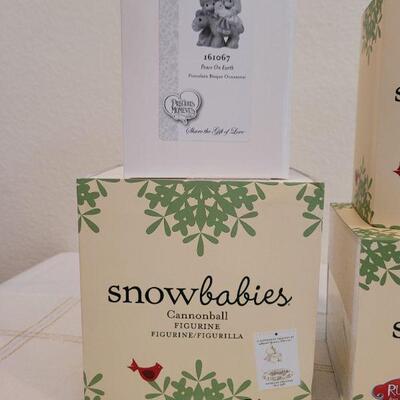 Lot 187: Assorted Dept. 56 SnowBabies Christmas Figures 