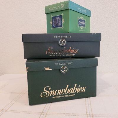 Lot 188: Assorted Dept. 56 SnowBabies Christmas Figures 