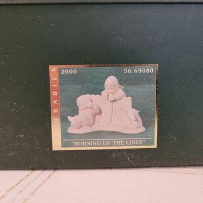 Lot 188: Assorted Dept. 56 SnowBabies Christmas Figures 