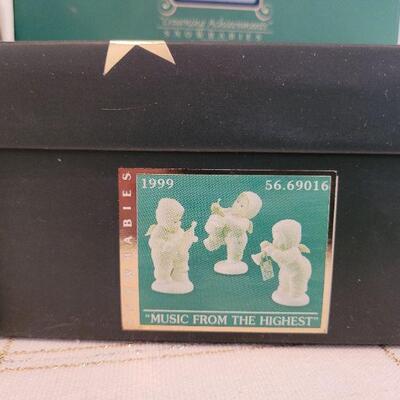 Lot 188: Assorted Dept. 56 SnowBabies Christmas Figures 