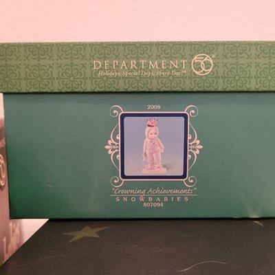 Lot 188: Assorted Dept. 56 SnowBabies Christmas Figures 