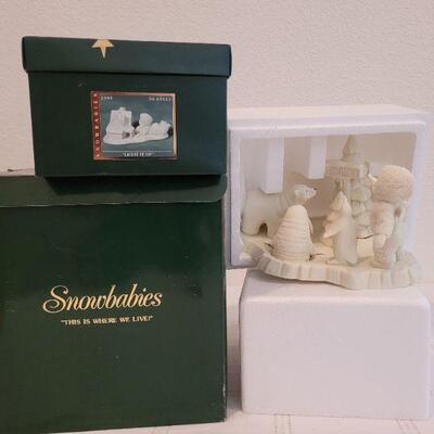 Lot 190: Assorted Dept. 56 SnowBabies Christmas Figures 
