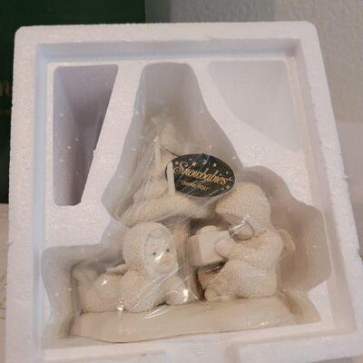 Lot 192: (3) Assorted Dept. 56 SnowBabies Christmas Figures 
