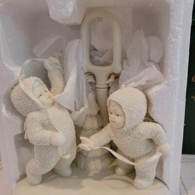 Lot 192: (3) Assorted Dept. 56 SnowBabies Christmas Figures 