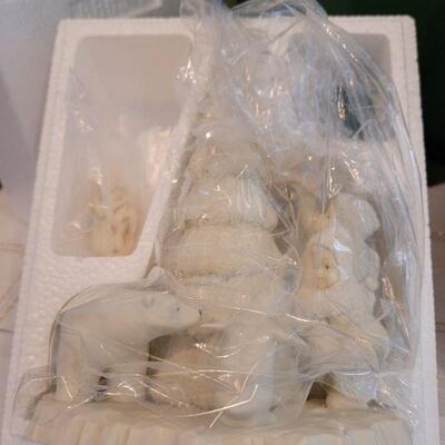 Lot 195: Assorted Dept. 56 SnowBabies Christmas Figures 