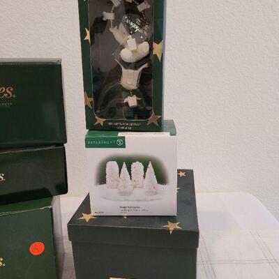 Lot 199: Assorted Dept. 56 SnowBabies Christmas Figures 
