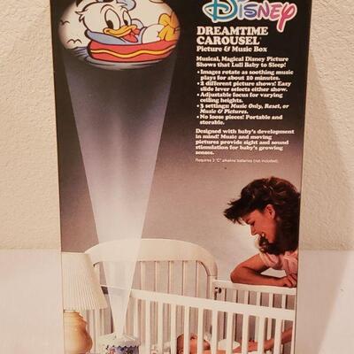 Lot 200: New/Old Stock Sealed Box Vintage Disney Dreamtime Carousel 