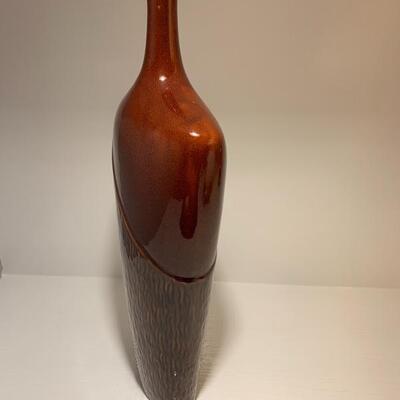 Tall Brown Vase. 