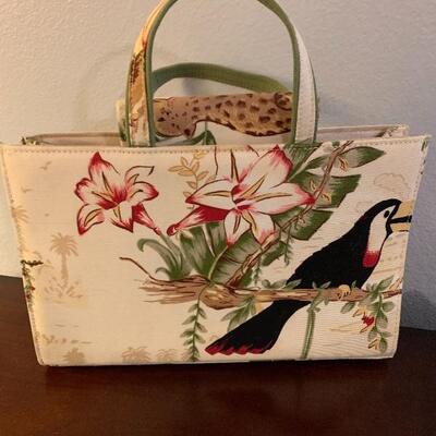 2 pieces Handbag and Cosmetic Bag
