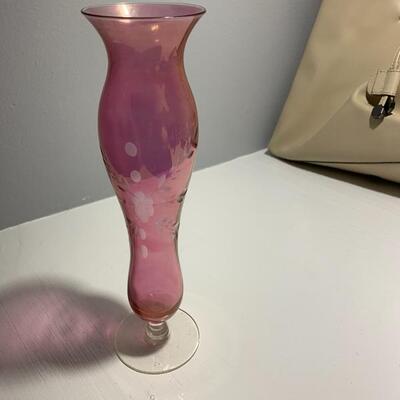 Etched Vase