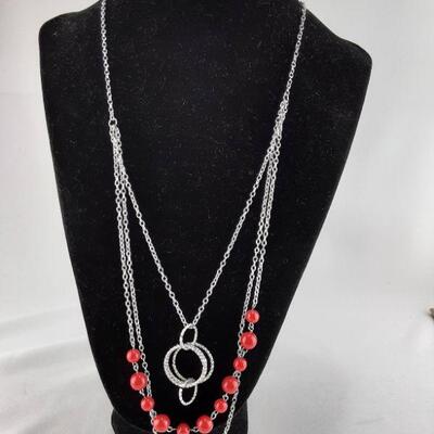 Pink Beads Necklace