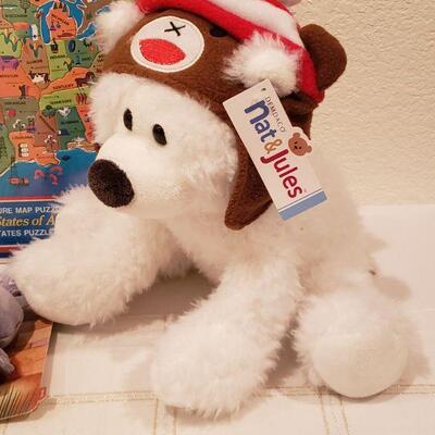 Lot 204: NEW United States Puzzle,  Jungle Book Itty Betty's & Stuffed Animal