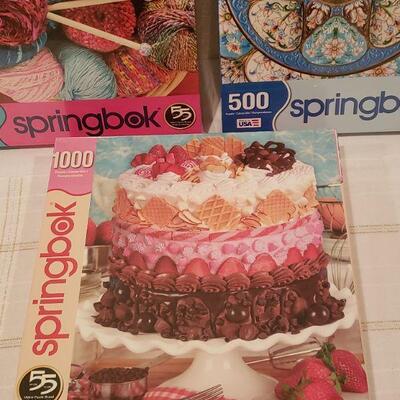 Lot 205: (3) New Springbok Puzzles