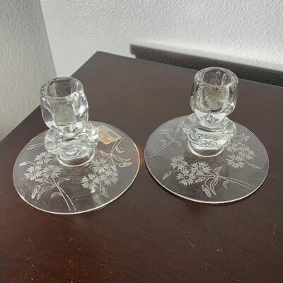 Crystal Candle Holders 