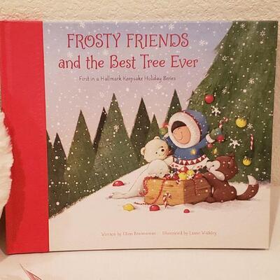 Lot 208: NEW Hallmark Frosty Friends  Book, Stocking & Plushie