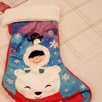 Lot 208: NEW Hallmark Frosty Friends  Book, Stocking & Plushie