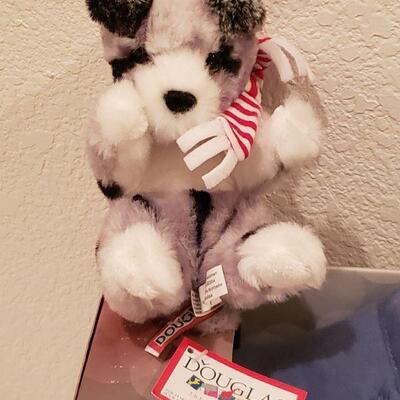 Lot 219:  NEW Slippers, Coffee Cup and a Stuffed Animal 