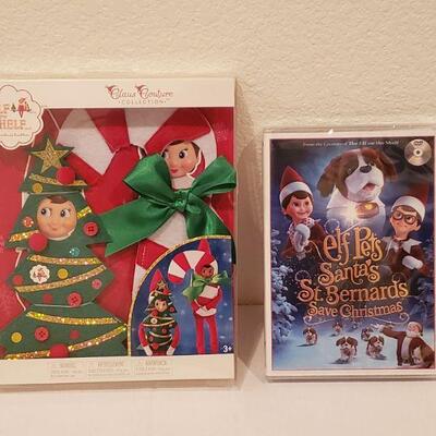 Lot 226: Elf on a Shelf DVD and Outfit for Elf