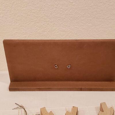Lot 231: NEW Wood Christmas Deco (Reindeer need new batteries)