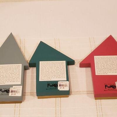 Lot 237: (3) "This Thing Called Family" Deco