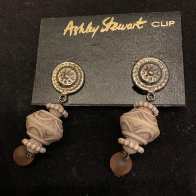 Ashley Stewart clip Ear Rings 