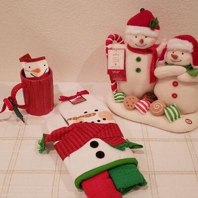Lot 250: NEW Snowman Deco lot