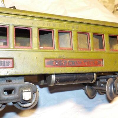 4- pre-war Lionel Trains....