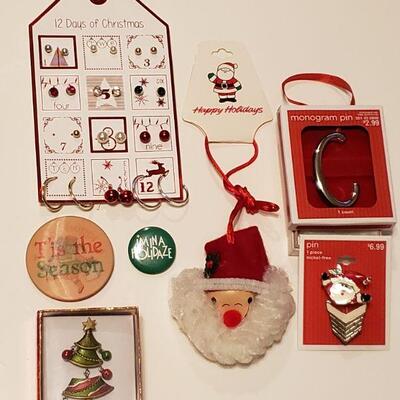 Lot 295: Holiday Jewelry lot (One Earring Missing)