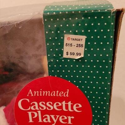 Lot 302: Animated Santa Claus Piano Player Tape 