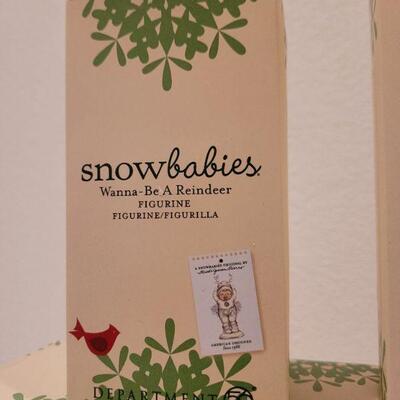 Lot 307: Assorted Dept. 56 SnowBabies Christmas Figures 