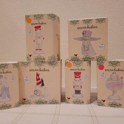 Lot 310: Assorted Dept. 56 SnowBabies Christmas Figures 