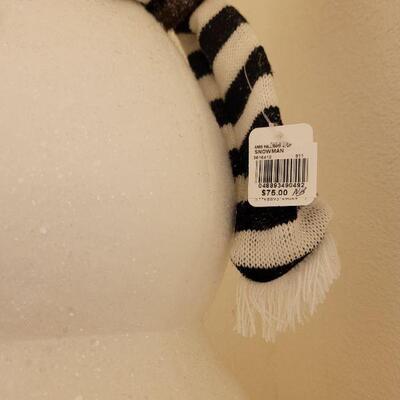 Lot 325: Tall Snowman Deco Figure 