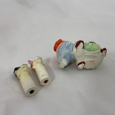 .128. Antique | Pig Nodder Shaker Set