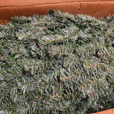 Lot 333: Large 9 foot BLACK FOREST Blue Spruce Dark Green Artificial Christmas Tree 