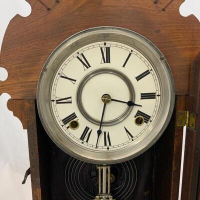 .129. Antique | Ansonia | Gingerbread Mantle Clock 
