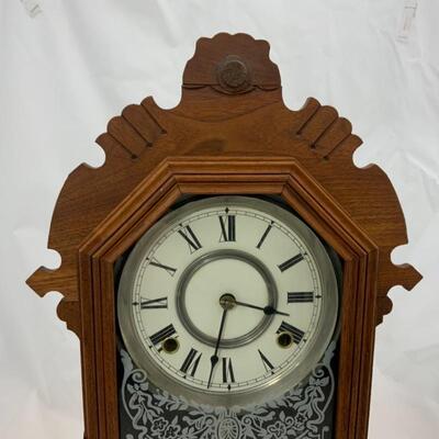 .129. Antique | Ansonia | Gingerbread Mantle Clock 
