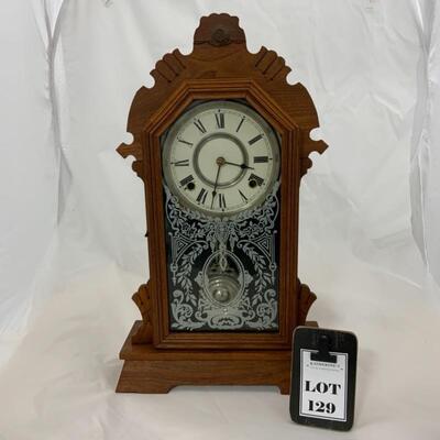 .129. Antique | Ansonia | Gingerbread Mantle Clock 