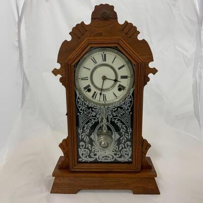 .129. Antique | Ansonia | Gingerbread Mantle Clock 