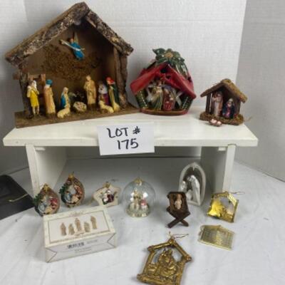 J 175 Nativity Scene Lot 