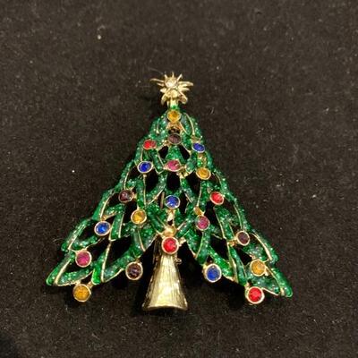 Christmas Tree Brooch 