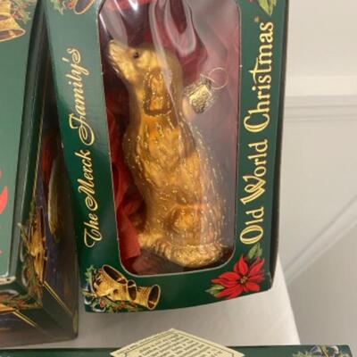 L 200 Old World Christmas Ornaments - Animals 