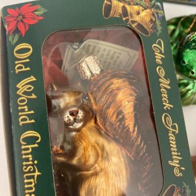 L 200 Old World Christmas Ornaments - Animals 