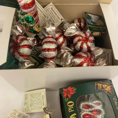 L 202 Old World Christmas Ornaments - candy 
