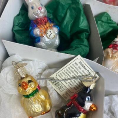 L 203 Old World Christmas Ornaments 