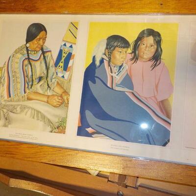 2nd Print by " Wilhem Reiss" American Indians Print. 