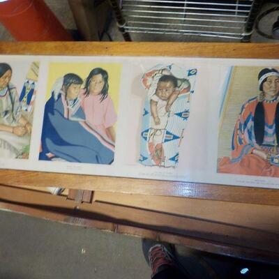 2nd Print by " Wilhem Reiss" American Indians Print. 