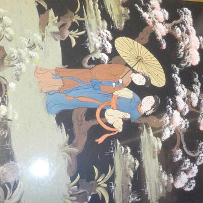 " 1900's Vintage Japanese Print 32 x 20."